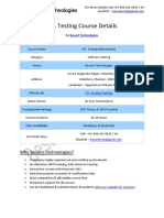 ETL Testing Besant Technologies Course Syllabus