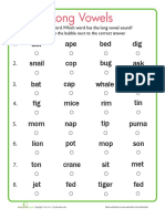 Long Vowel A Quiz