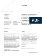 Fisioterapia en Los Pacientes Quemados. Quemaduras, Tratamiento Fisioterápico y Aspectos Relacionados