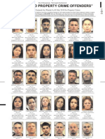 Most Wanted Property Crime Offenders July 2010