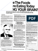 Are The Foods You Are Eating Today Starving Your Brain by Eugene Schwartz PDF