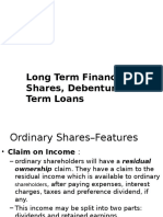 Long Term Sources of Funds