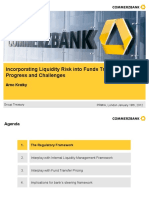 Incorporating Liquidity Risk Into Funds Transfer Pricing