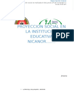 Trabajo Proyeccion Social