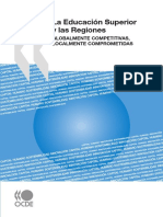 OECD - La Educación Superior y Las Regiones Globalmente Competitivas Localmente Comprometidas PDF