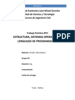 Sistemas Operativos y Lenguajes de Programación