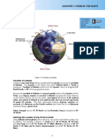 Chapter 1: Form of The Earth: The Equator Is The Datum From Which Latitude North or South Is Measured