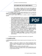 Cuaderno. El Comentario de Texto y de Fuentes Históricas