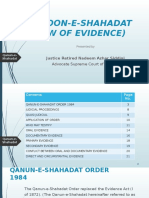 CLass 09 Qanoon e Shahadat (Law of Evidence)