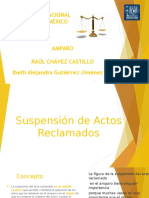 Suspension Del Acto Reclamado