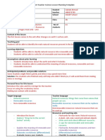 Lesson Plan 1 - Natural Resources