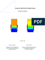 Water Based Thermal Storage