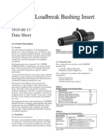 Data Sheet 15kV Bushin Insert 200AMP