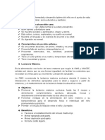 Control de Niño Sano. Trabajo de Enfermeria