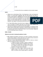 Paa v. Court of Appeals: Time To File Petition For Certiorari Under Rule 45 of The Rules of Court. However, Such