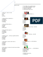 Soal Latihan UKK B, Inggris Kelas 3