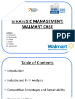 Strategic Management: Walmart Case: Authors