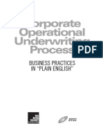 Corporate Bond Underwriting Process