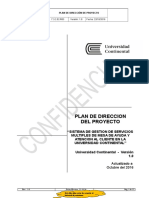 Plan de Dirección Del Proyecto 2017