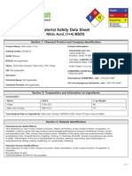 MSDS Asam Nitrat