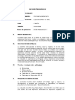 Informe Psicológico 1