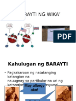 Barayti NG Wika