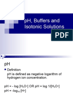 2.pH, Buffers and Isotonic