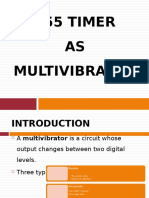 555 Timer As Multivibrator