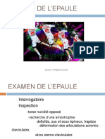 Examen de L2019epaule Testing