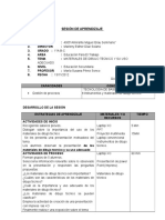 Sesion de Aprendizaje Materiales de Dibujo Tecnico