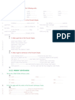 Present Simple Vs Present Continuous TEST