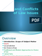 Torts Conflict of Law