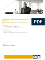 How Security Rights Are Migrated Between SAP BO 3.x and 4.x
