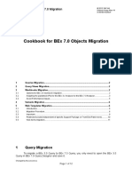 Cookbook For BEx Migration