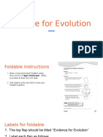 Evidence For Evolution PPT 2017 For Foldable Use This One