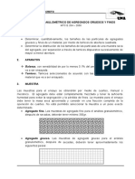 Informe de Analisis Granulometrico