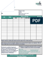 Annual Leave Record Template 1016