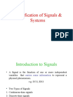 Classification of Signals & Systems