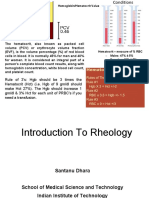 Blood Rheology