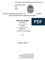 Informe Del Vidrio