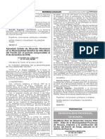 Modifican Plan de Desarrollo Urbano PDU 2013 - 2022 de La Municipalidad Provincial de Huaura Respecto A La Zonificación Del Sector Del Barrio de Amay Ubicado en El Distrito de Huacho