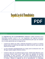 Segunda Ley de La Termodinámica y Ciclos Termodinámicos