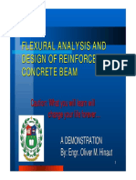 Flexural Analysis and Design of Reinforced Concrete Beam