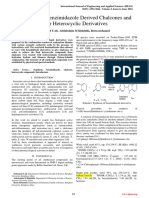 Synthesis of Benzimidazole Derived Chalcones and Their Heterocyclic Derivatives