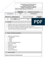 Informe Del Reconocimiento Del Sensor de Posición Del Acelerador (TPS)