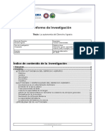 La Autonomia Del Derecho Agrario