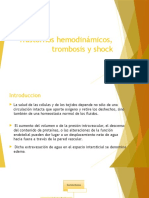 Trastornos Hemodinámicos Trombosis y Shock