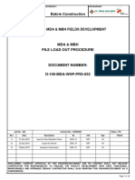 D-100-MDA-WHP-PRS-032 MDA Pile Load Out Procedure Rev. C - Part A PDF