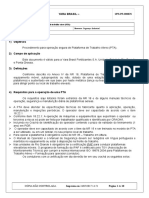 Operação Segura para Plataforma de Trabalho Aéreo (PTA)