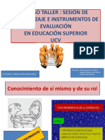 Sesión de Aprendizaje en Educación Superior